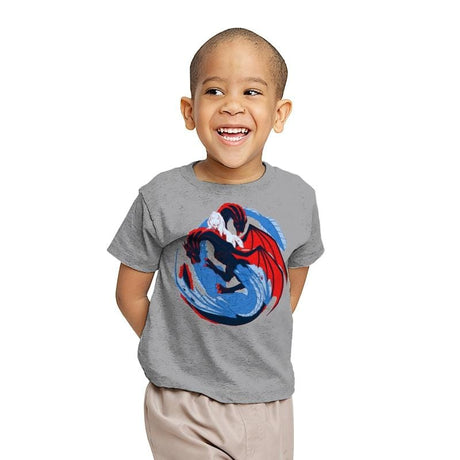 The Dragon and the Wolf - Youth T-Shirts RIPT Apparel