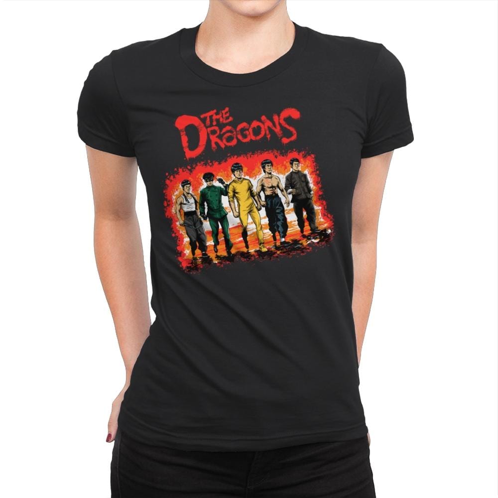 The Dragons - Womens Premium T-Shirts RIPT Apparel Small / Black