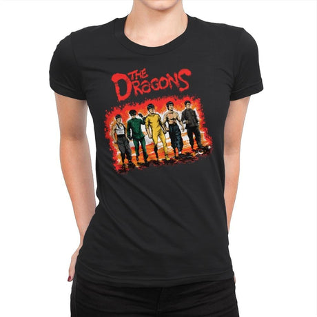 The Dragons - Womens Premium T-Shirts RIPT Apparel Small / Black