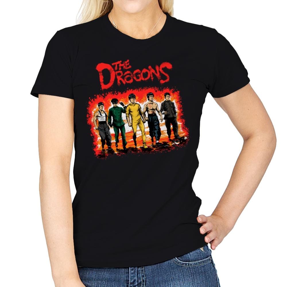 The Dragons - Womens T-Shirts RIPT Apparel Small / Black