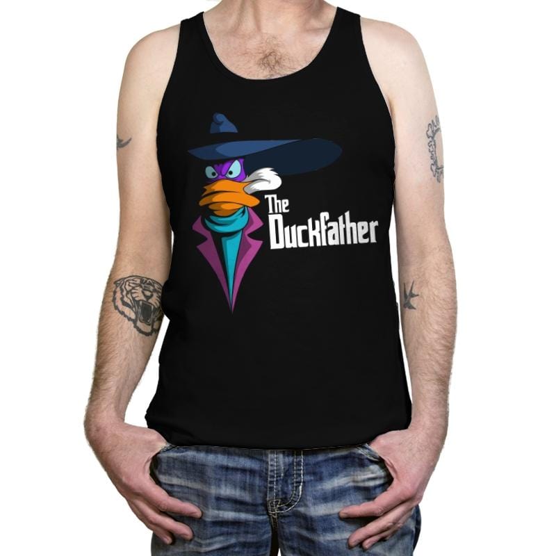 The Duckfather - Tanktop Tanktop RIPT Apparel X-Small / Black