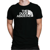 The Dude Face - Mens Premium T-Shirts RIPT Apparel Small / Black