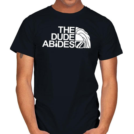 The Dude Face - Mens T-Shirts RIPT Apparel Small / Black