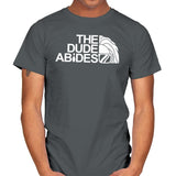The Dude Face - Mens T-Shirts RIPT Apparel Small / Charcoal