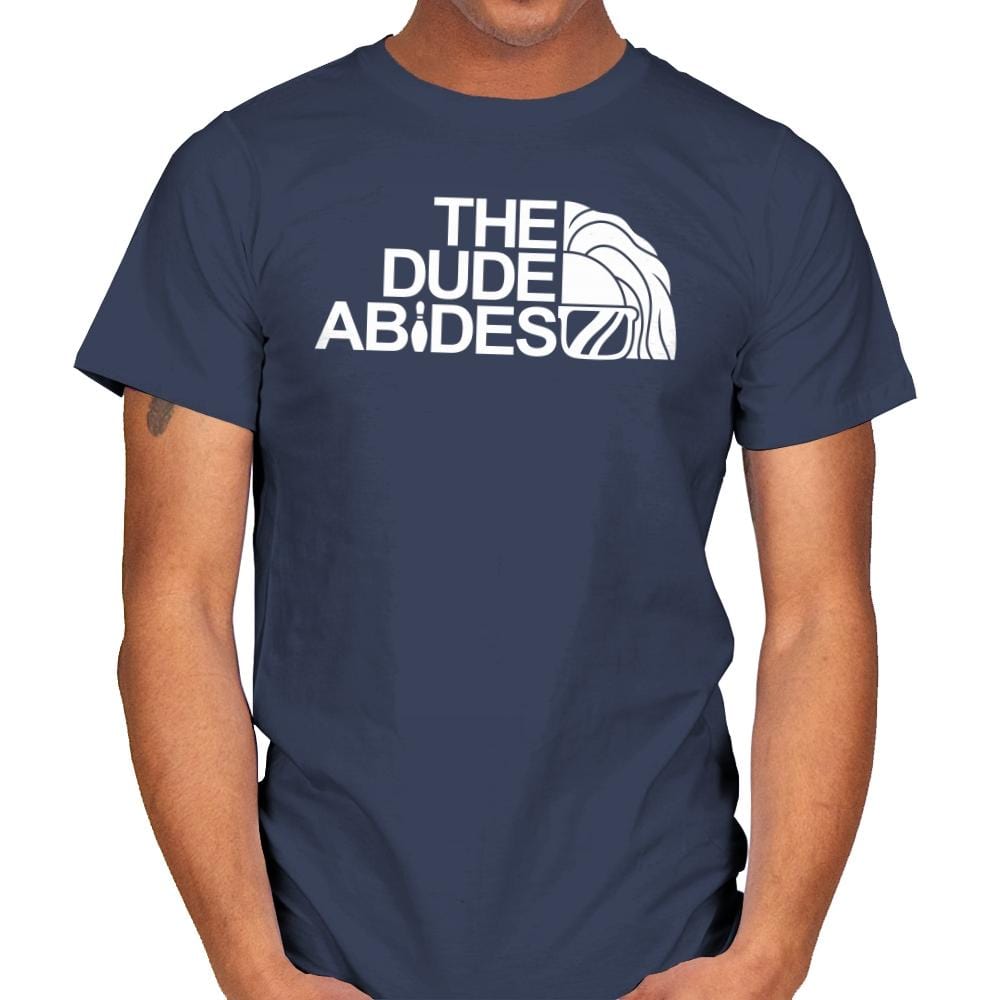 The Dude Face - Mens T-Shirts RIPT Apparel Small / Navy