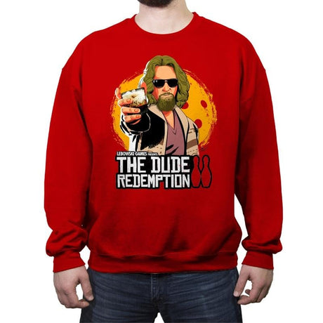 The Dude Redemption - Crew Neck Sweatshirt Crew Neck Sweatshirt RIPT Apparel