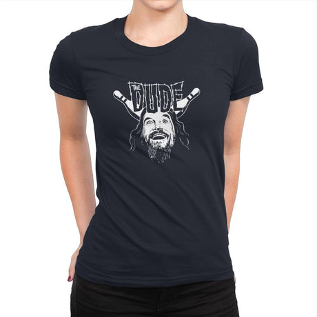 The Dudezig - Womens Premium T-Shirts RIPT Apparel Small / Midnight Navy