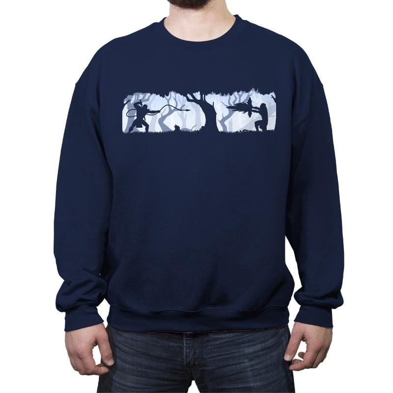 The Duel - Crew Neck Sweatshirt Crew Neck Sweatshirt RIPT Apparel Small / Navy