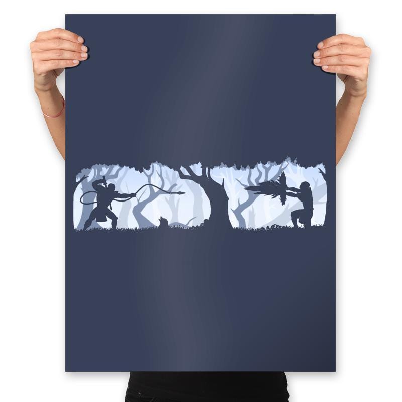 The Duel - Prints Posters RIPT Apparel 18x24 / Navy