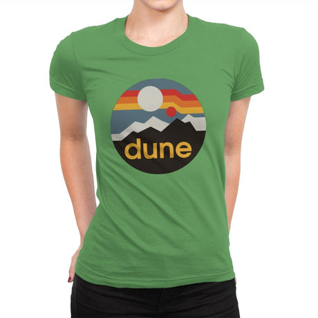 The Dune - Womens Premium T-Shirts RIPT Apparel Small / Kelly