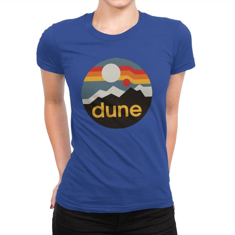 The Dune - Womens Premium T-Shirts RIPT Apparel Small / Royal