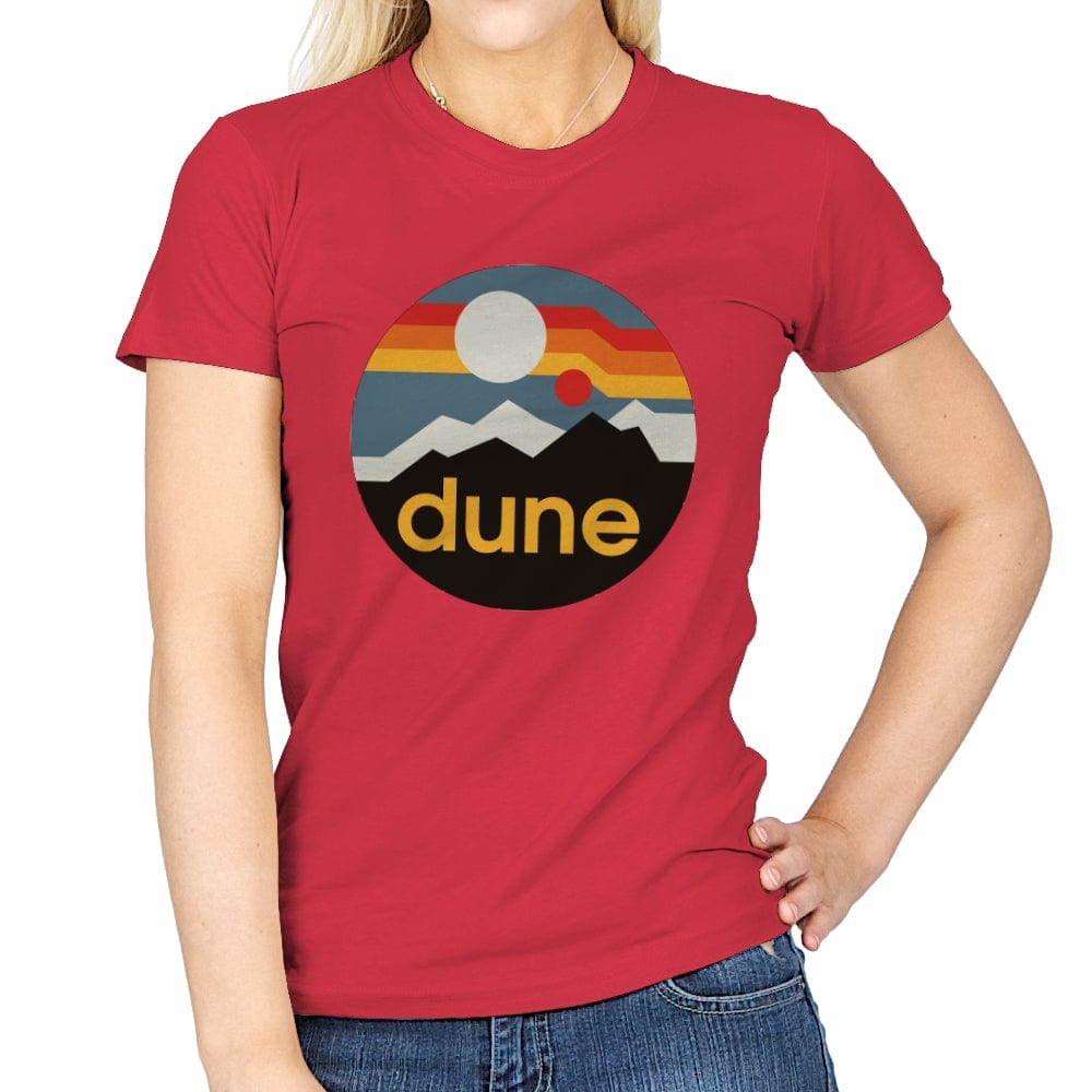 The Dune - Womens T-Shirts RIPT Apparel Small / Red