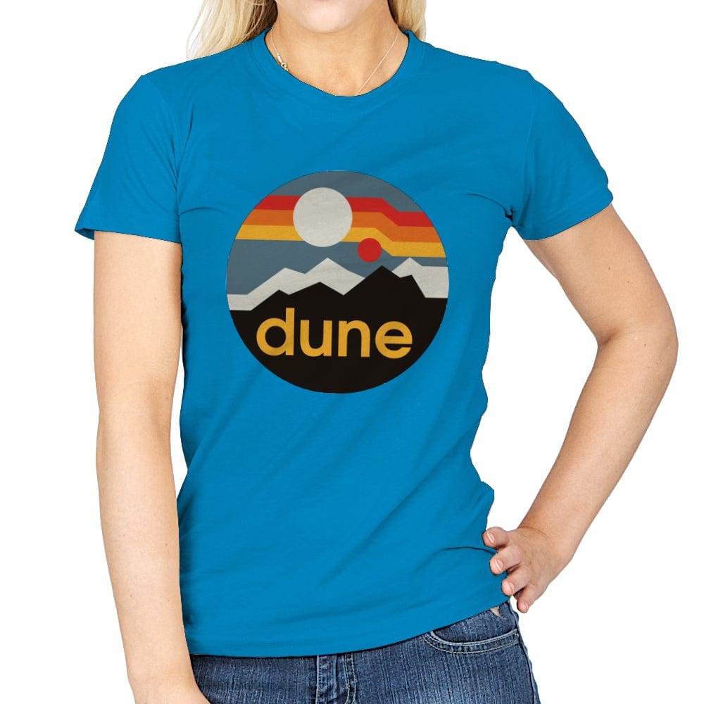 The Dune - Womens T-Shirts RIPT Apparel Small / Sapphire