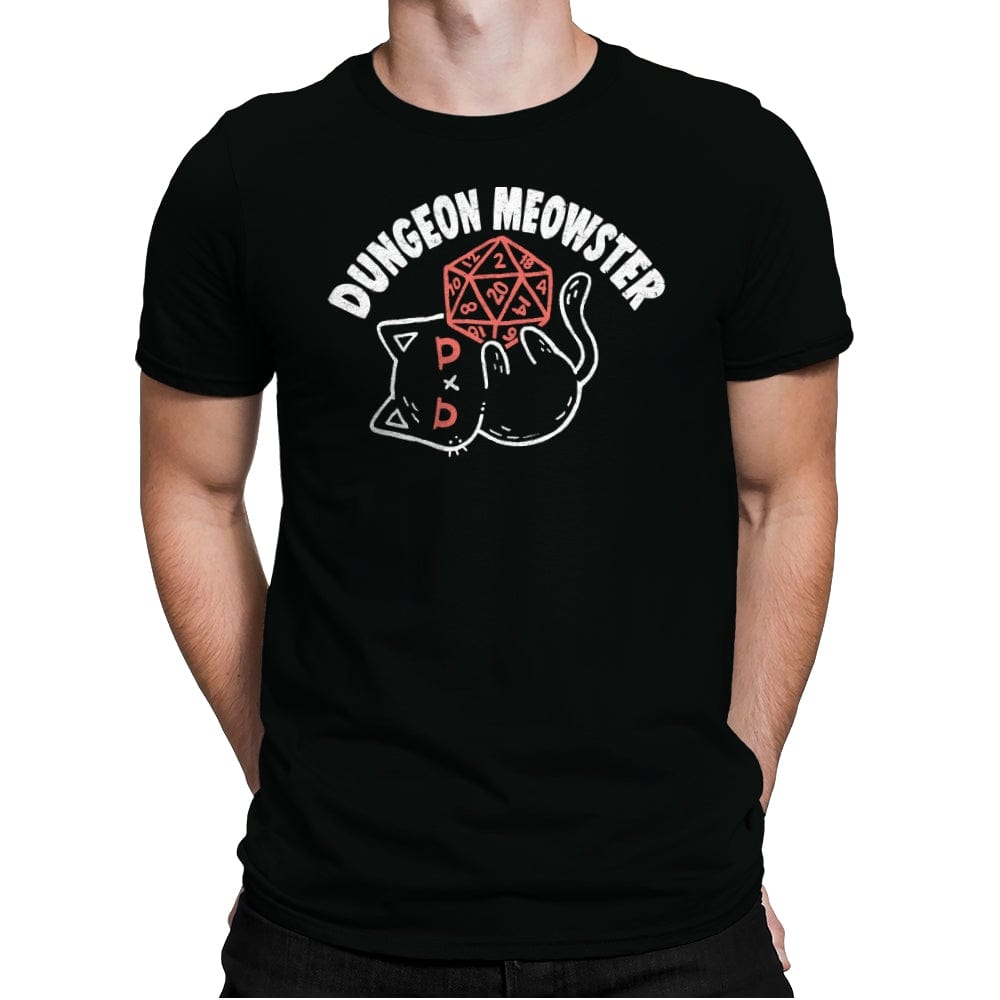 The Dungeon Meowster - Mens Premium T-Shirts RIPT Apparel Small / Black