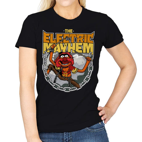 The Electric Mayhem - Womens T-Shirts RIPT Apparel Small / Black