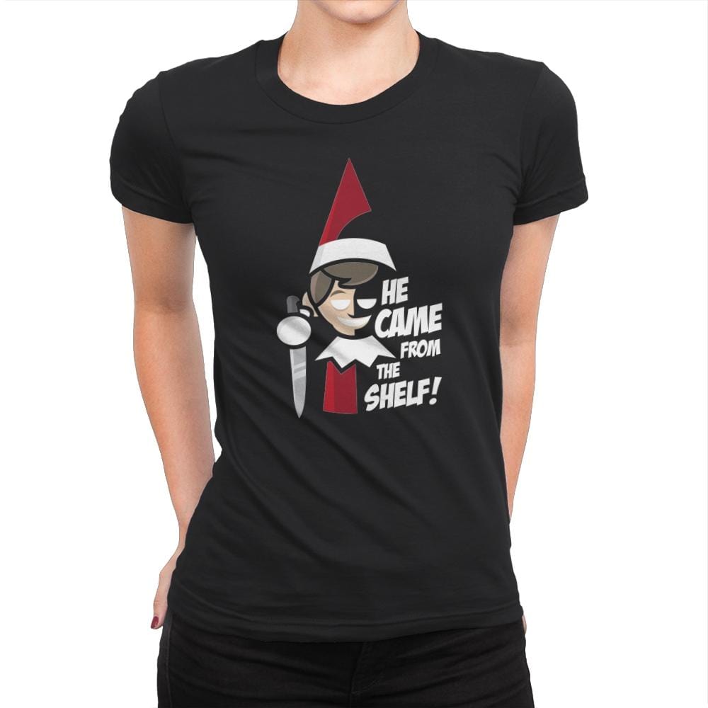 The Elf - Womens Premium T-Shirts RIPT Apparel Small / Black