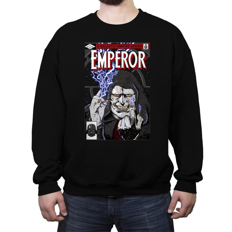 The Emperor's Return - Crew Neck Sweatshirt Crew Neck Sweatshirt RIPT Apparel Small / Black