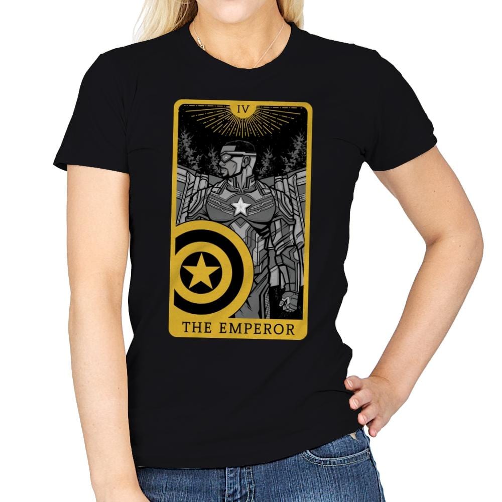 The Emperor - Womens T-Shirts RIPT Apparel Small / Black