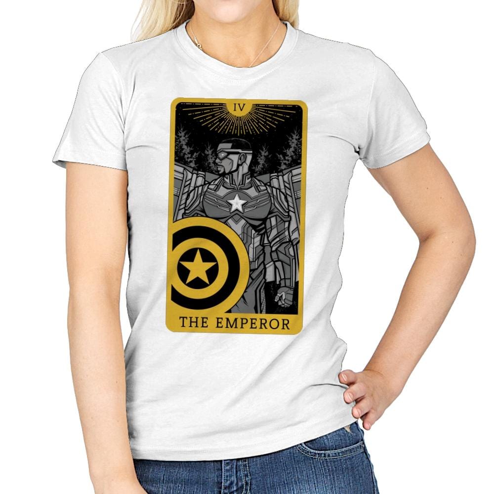 The Emperor - Womens T-Shirts RIPT Apparel Small / White