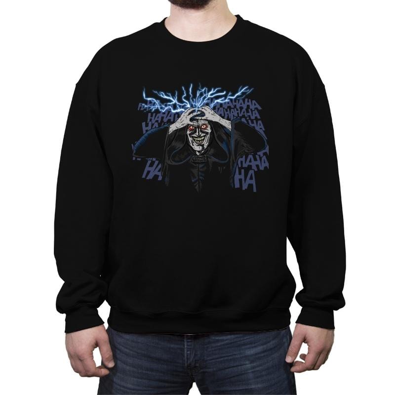 The End Laugh - Crew Neck Sweatshirt Crew Neck Sweatshirt RIPT Apparel