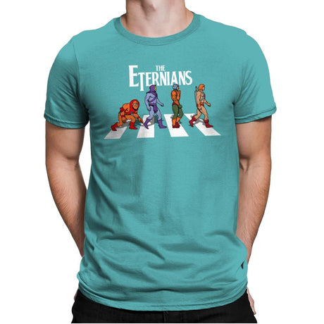 The Eternians - Mens Premium T-Shirts RIPT Apparel Small / Tahiti Blue