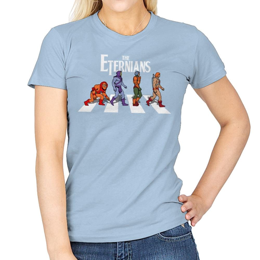 The Eternians - Womens T-Shirts RIPT Apparel Small / Light Blue