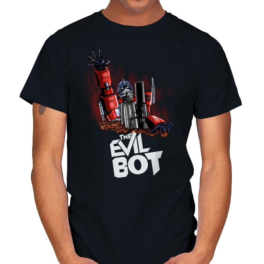 The Evil Bot - Mens T-Shirts RIPT Apparel Small / Black