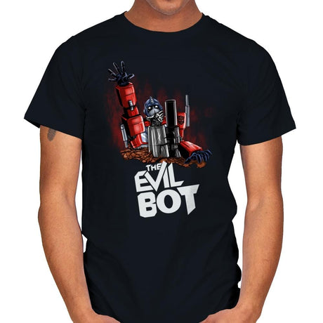 The Evil Bot - Mens T-Shirts RIPT Apparel Small / Black