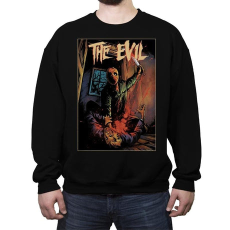 The Evil - Crew Neck Sweatshirt Crew Neck Sweatshirt RIPT Apparel Small / Black