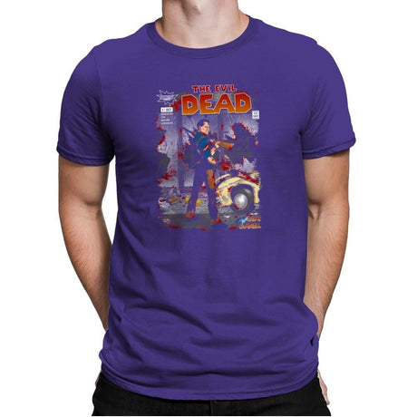 The Evil Dead - Issue 1 Exclusive - Mens Premium T-Shirts RIPT Apparel Small / Purple Rush