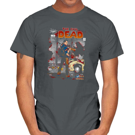 The Evil Dead - Issue 1 Exclusive - Mens T-Shirts RIPT Apparel Small / Charcoal