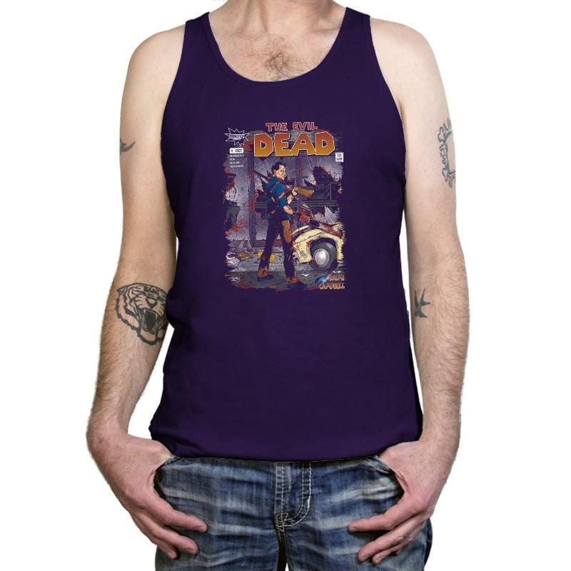 The Evil Dead - Issue 1 Exclusive - Tanktop Tanktop RIPT Apparel X-Small / Team Purple