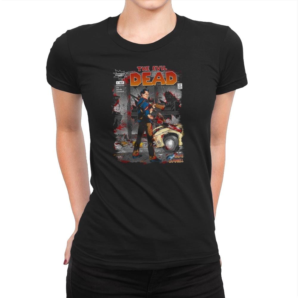 The Evil Dead - Issue 1 Exclusive - Womens Premium T-Shirts RIPT Apparel Small / Black