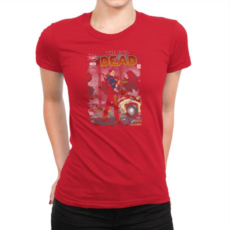 The Evil Dead - Issue 1 Exclusive - Womens Premium T-Shirts RIPT Apparel Small / Red