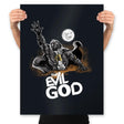 The Evil God - Prints Posters RIPT Apparel 18x24 / Black