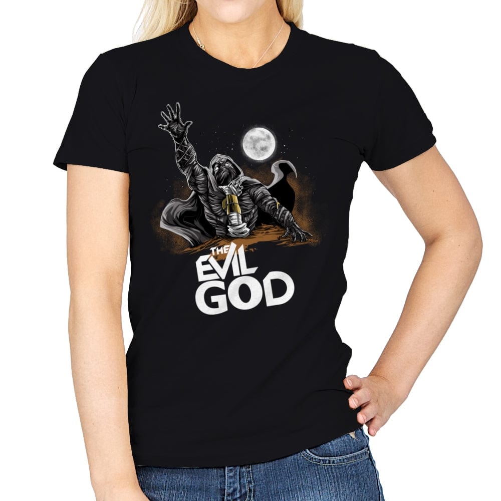 The Evil God - Womens T-Shirts RIPT Apparel Small / Black