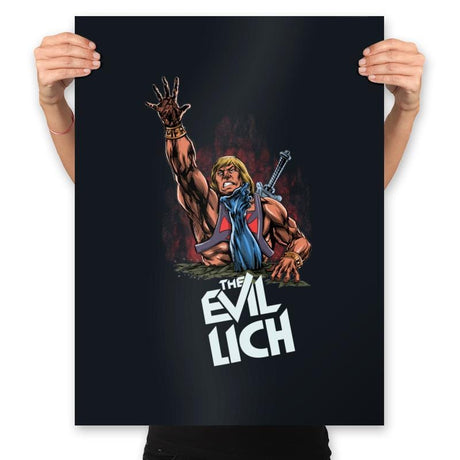 The Evil Lich - Prints Posters RIPT Apparel 18x24 / Black