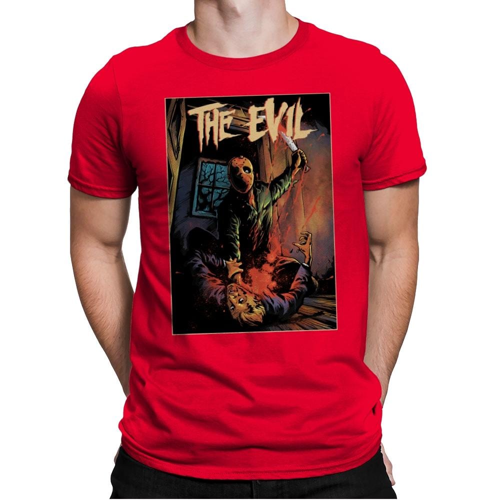 The Evil - Mens Premium T-Shirts RIPT Apparel Small / Red