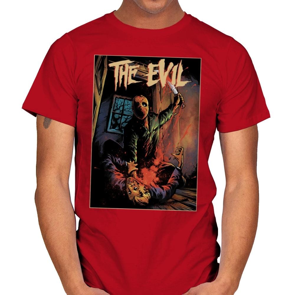 The Evil - Mens T-Shirts RIPT Apparel Small / Red
