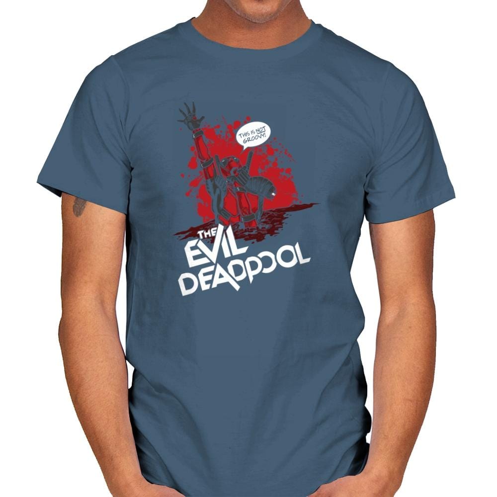 The Evil Mercenary Exclusive - Mens T-Shirts RIPT Apparel Small / Indigo Blue