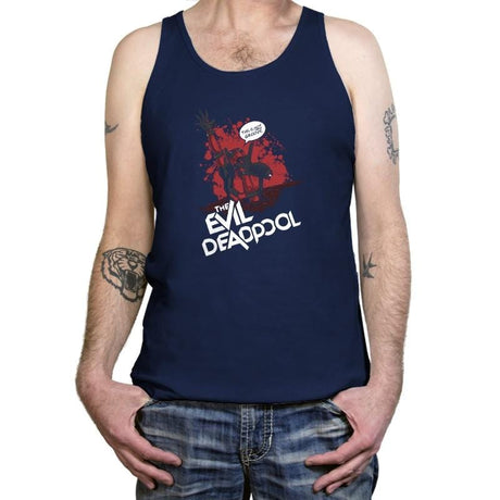 The Evil Mercenary Exclusive - Tanktop Tanktop RIPT Apparel X-Small / Navy