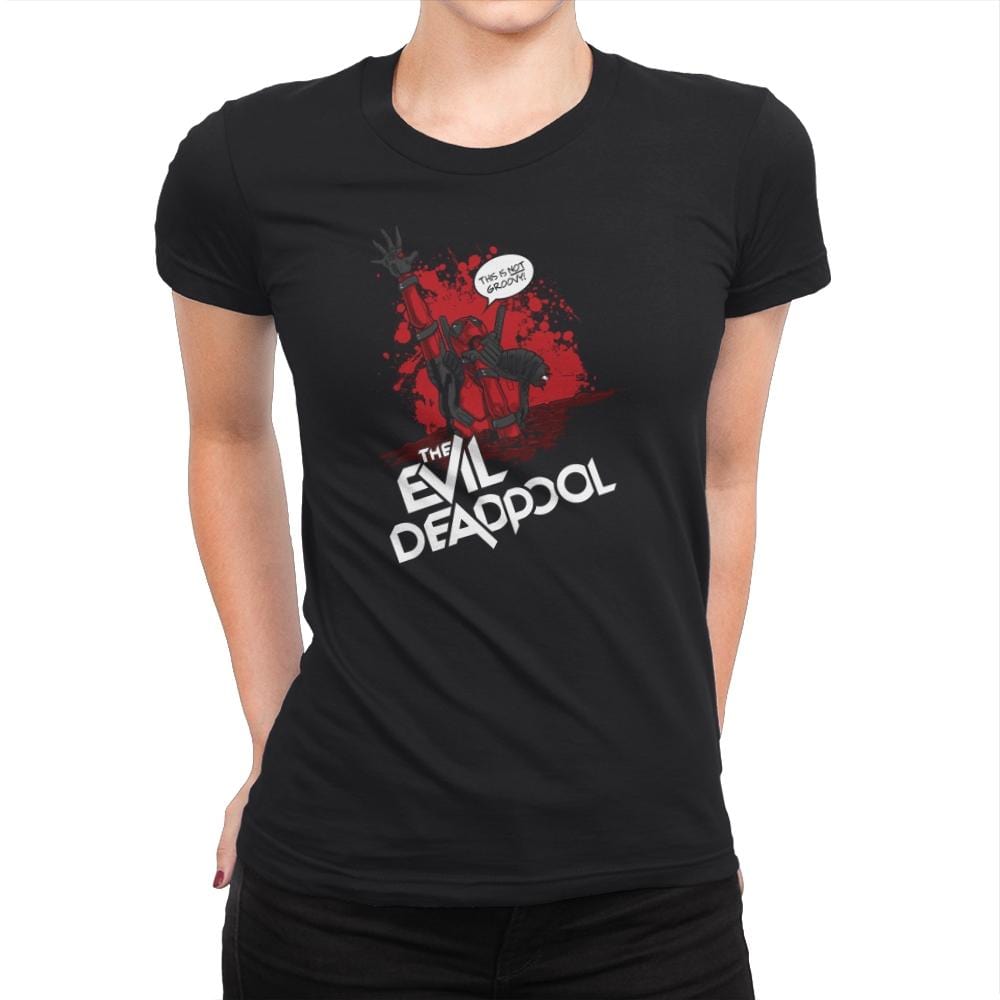 The Evil Mercenary Exclusive - Womens Premium T-Shirts RIPT Apparel Small / Black