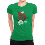 The Evil Mercenary Exclusive - Womens Premium T-Shirts RIPT Apparel Small / Kelly Green