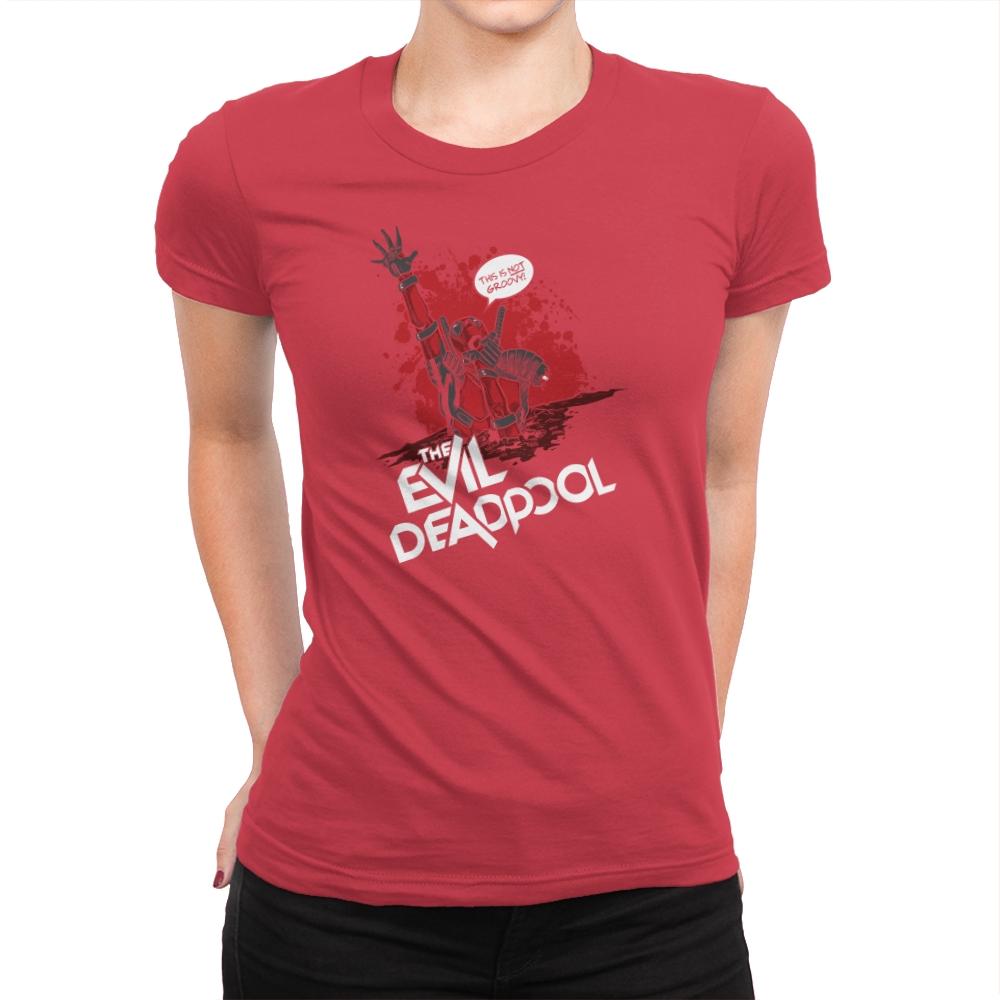 The Evil Mercenary Exclusive - Womens Premium T-Shirts RIPT Apparel Small / Red