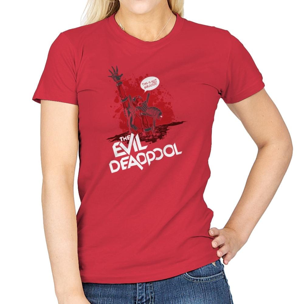 The Evil Mercenary Exclusive - Womens T-Shirts RIPT Apparel Small / Red