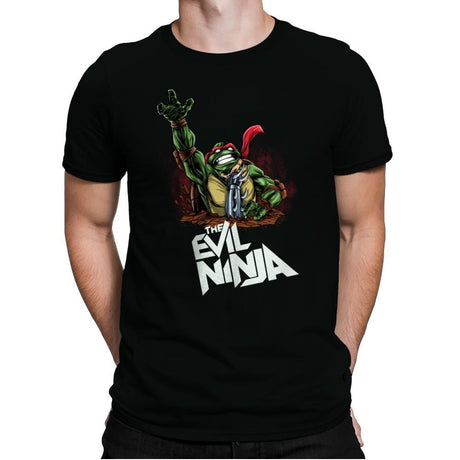 The Evil Ninja - Mens Premium T-Shirts RIPT Apparel Small / Black