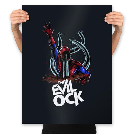 The Evil Ock - Prints Posters RIPT Apparel 18x24 / Black