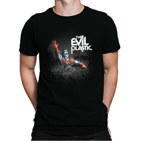The Evil Plastic - Mens Premium T-Shirts RIPT Apparel Small / Black