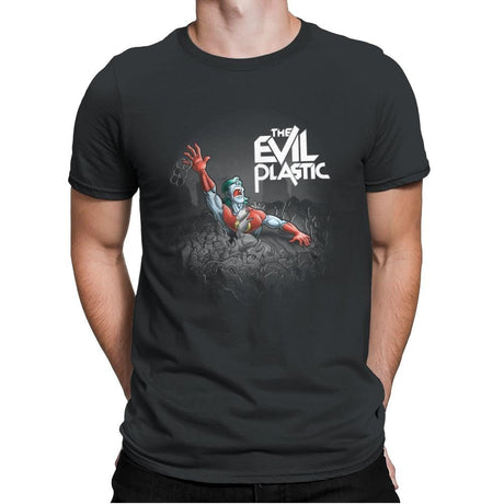 The Evil Plastic - Mens Premium T-Shirts RIPT Apparel Small / Heavy Metal