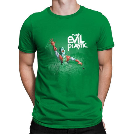 The Evil Plastic - Mens Premium T-Shirts RIPT Apparel Small / Kelly Green